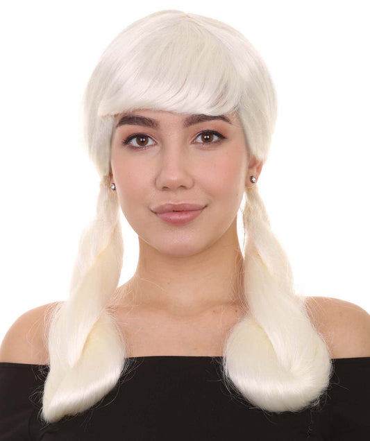 White Candy Cartoon Girl Wig