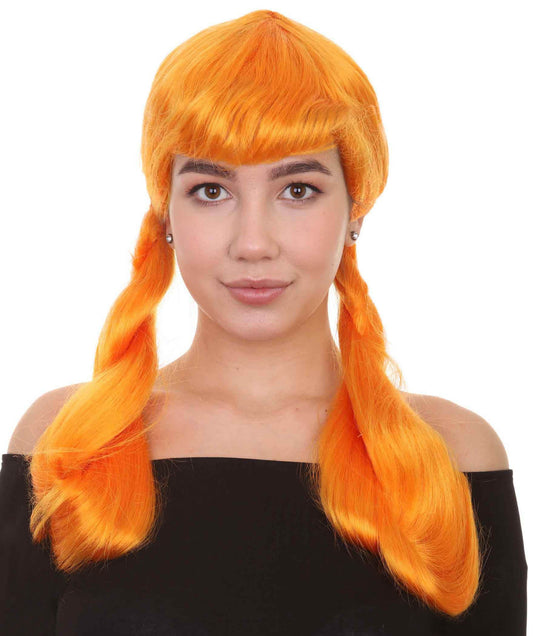Women's Orange Candy Girl Wig