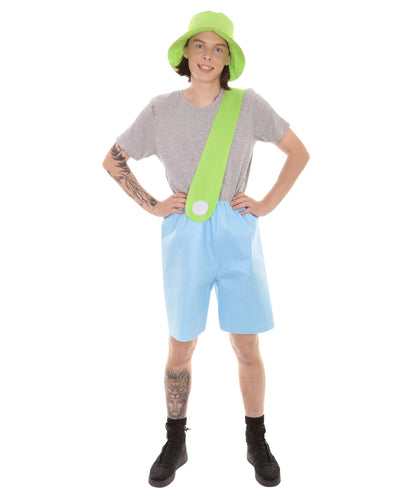 Men's Movie Costume | Blue Green Halloween Costume