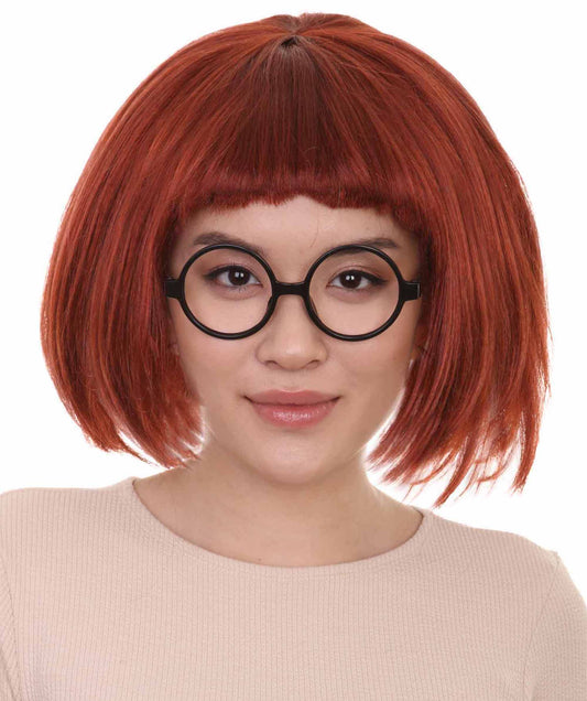 Dark Auburn Fashion Edna Multiple Colors Bob Wig
