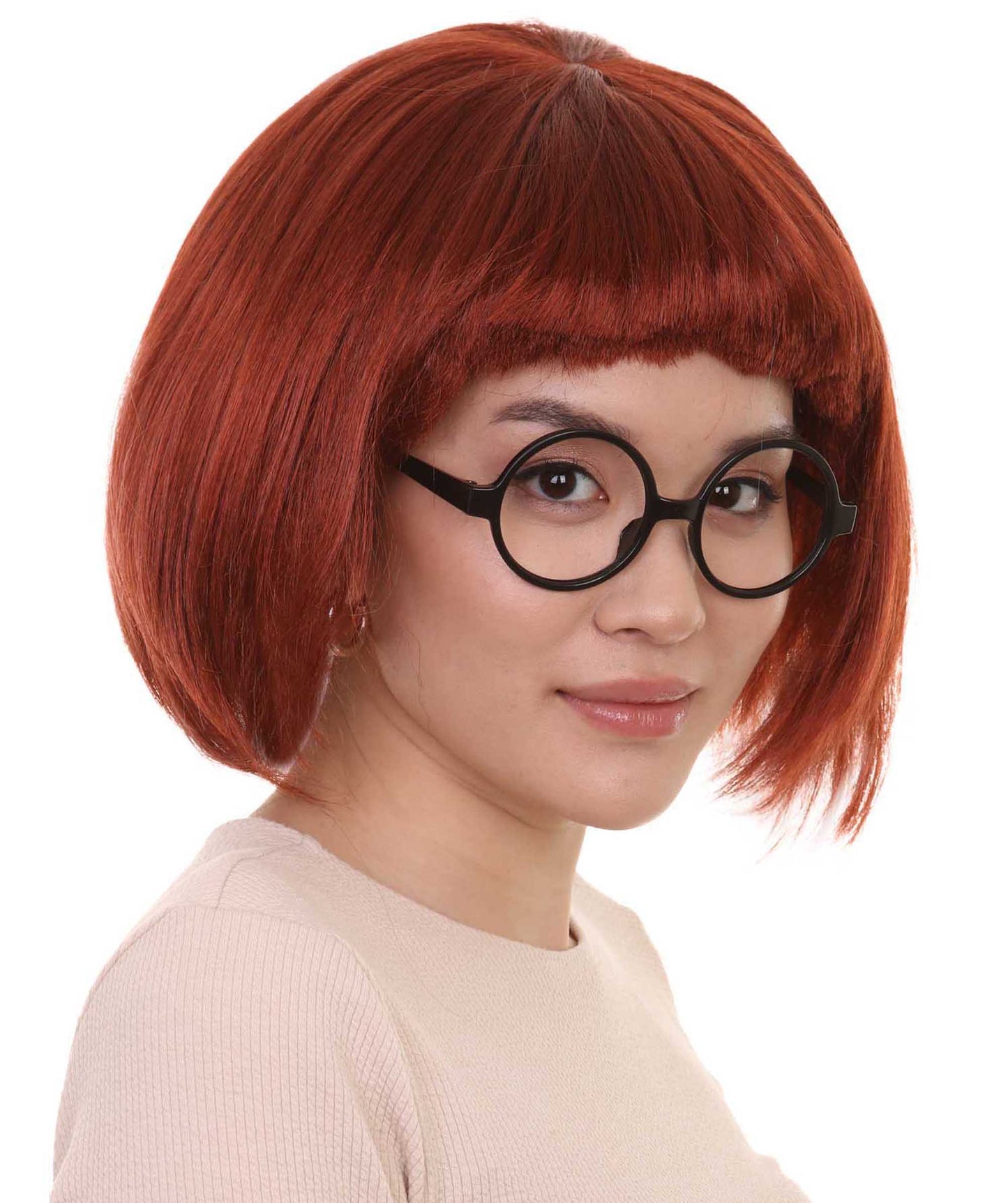 Dark Auburn Fashion Edna Multiple Colors Bob Wig