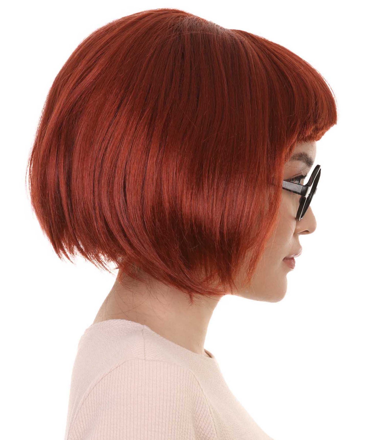 Dark Auburn Fashion Edna Multiple Colors Bob Wig