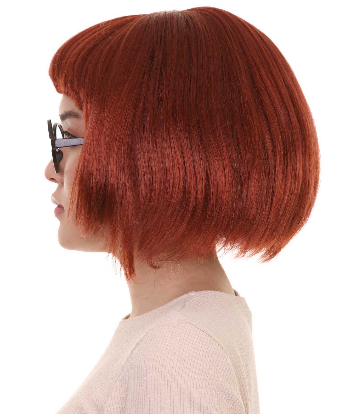 Dark Auburn Fashion Edna Multiple Colors Bob Wig