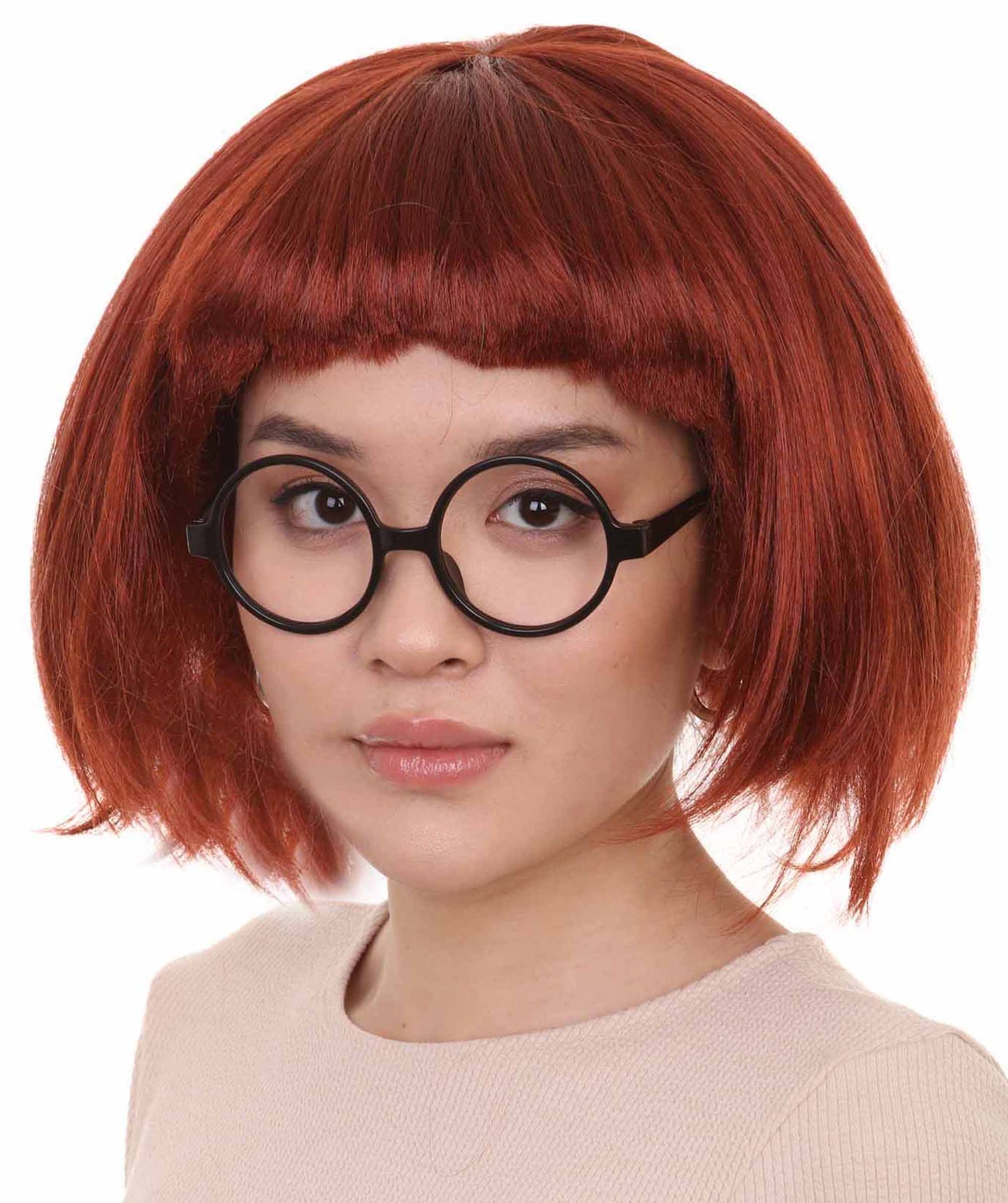 Dark Auburn Fashion Edna Multiple Colors Bob Wig