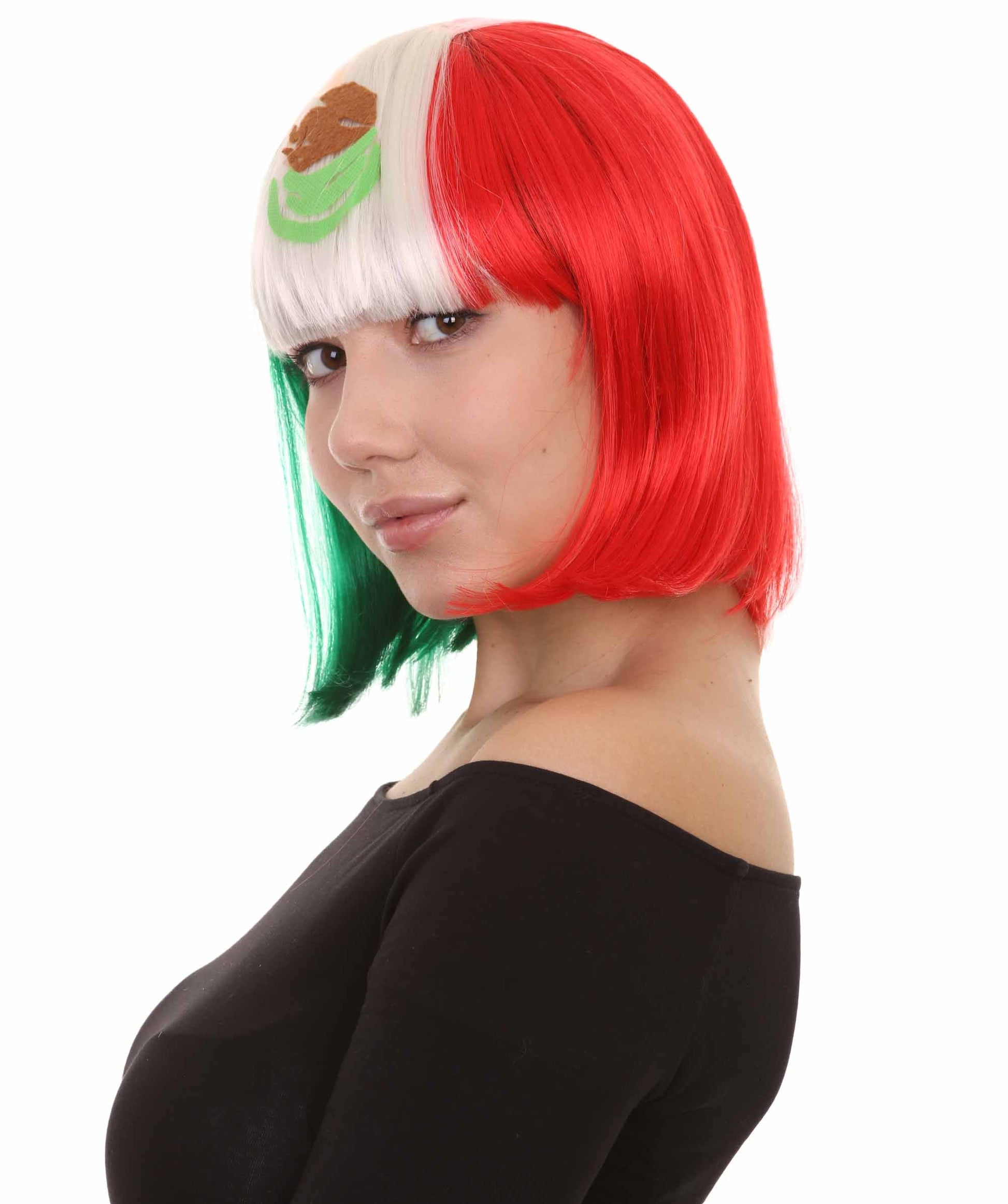 Mexico Flag Bob Wig