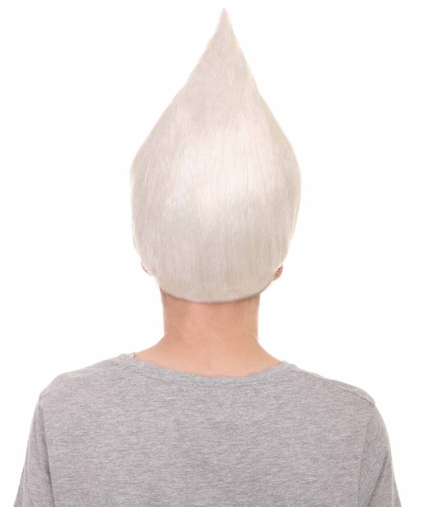 American Peace Sign Unisex Wig | White Halloween Wig | Premium Breathable Capless Cap