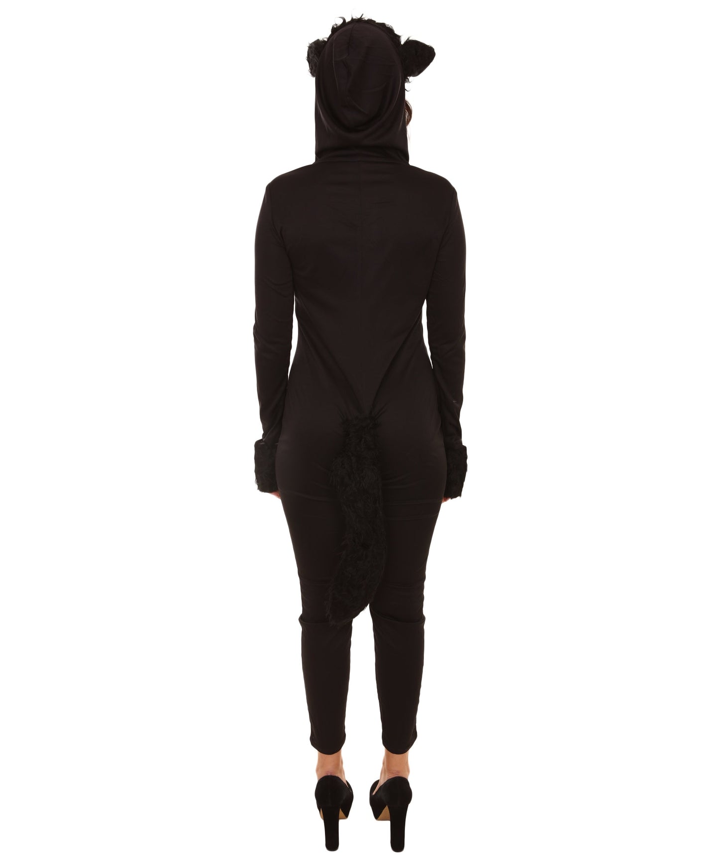 Women's Catsuit 2Pc Costume | Black Halloween Costume