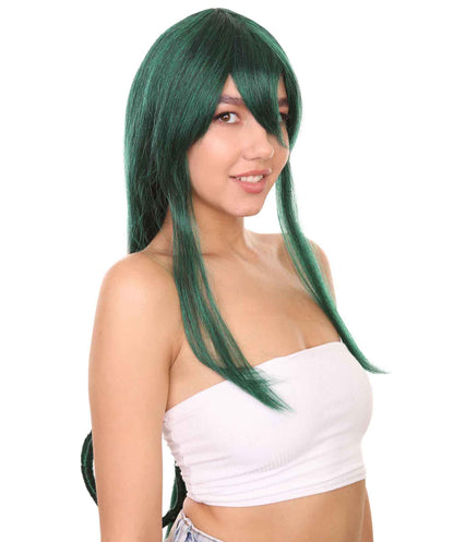 Women's 34" Inch Extra Long Length Halloween Fancy Student of Hero's Wig, Synthetic Soft Fiber Hair, Perfect for your next Conventiton and Group Anime Party! | HPO