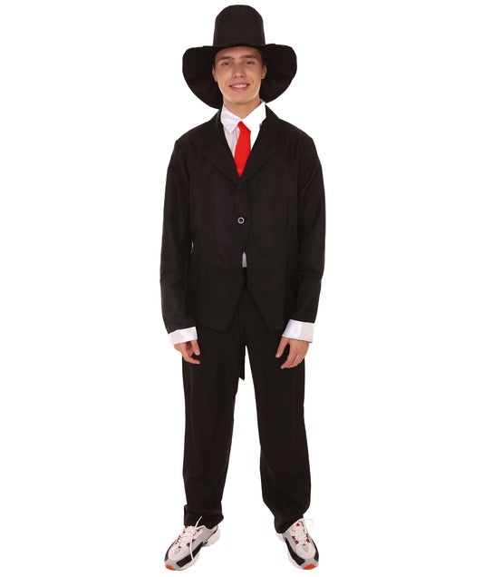 Men's Penguin Costume | Black Fancy Costume