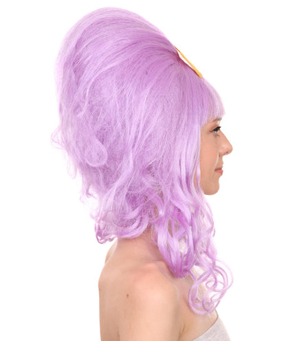 Time Adventure Space Princess Lumpy | Purple Cartoon Character Wig | Premium Halloween Wig