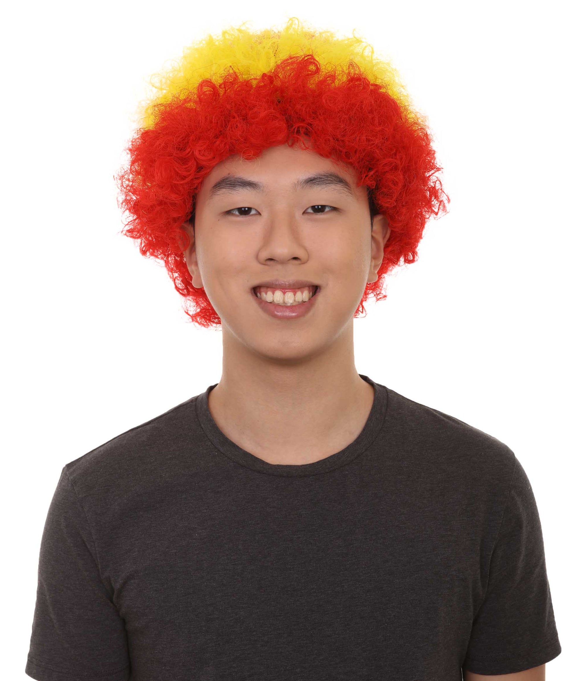 Spain sport afro wig