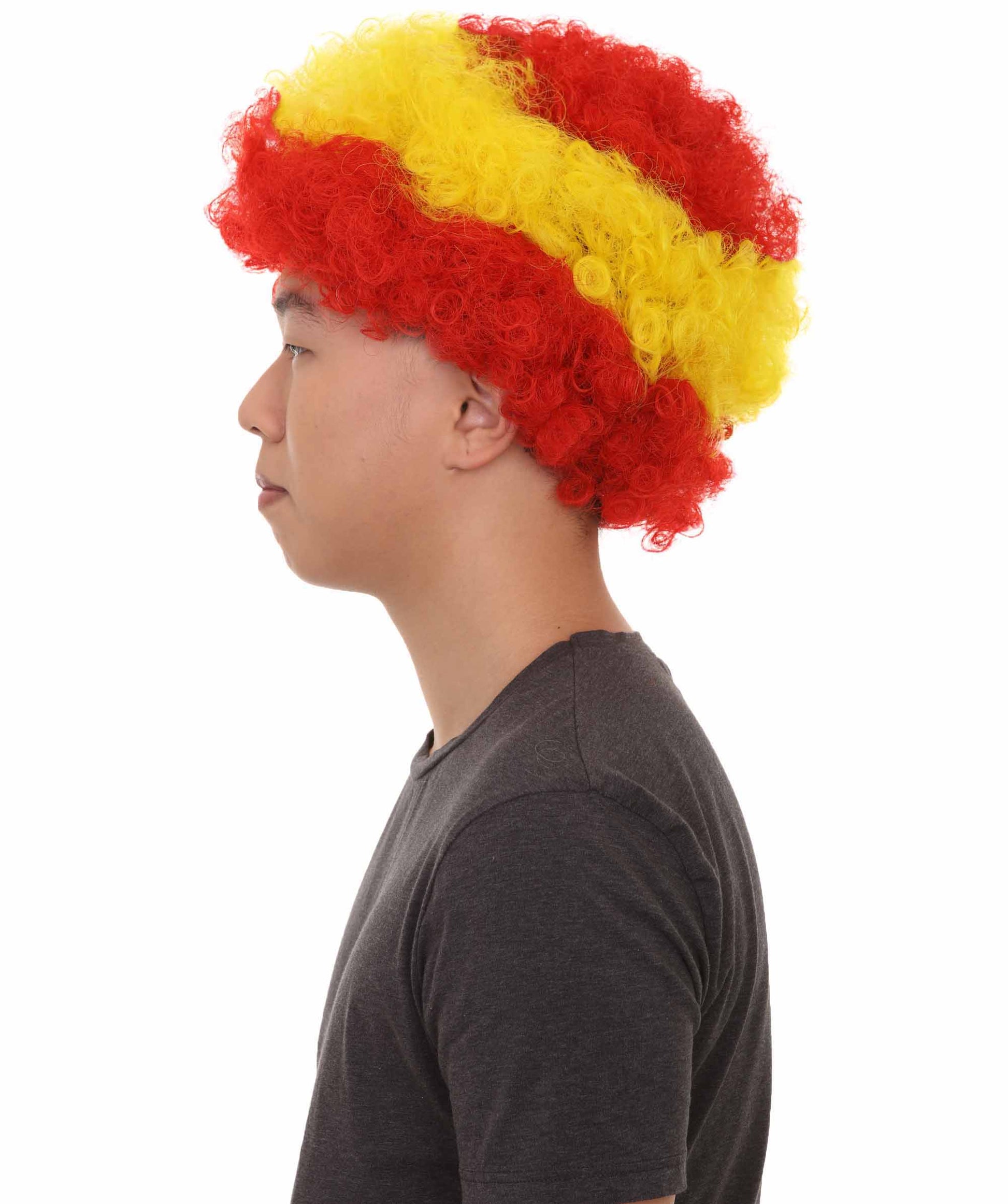 Spain sport afro wig