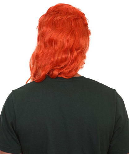 80's Orange Super Mullet