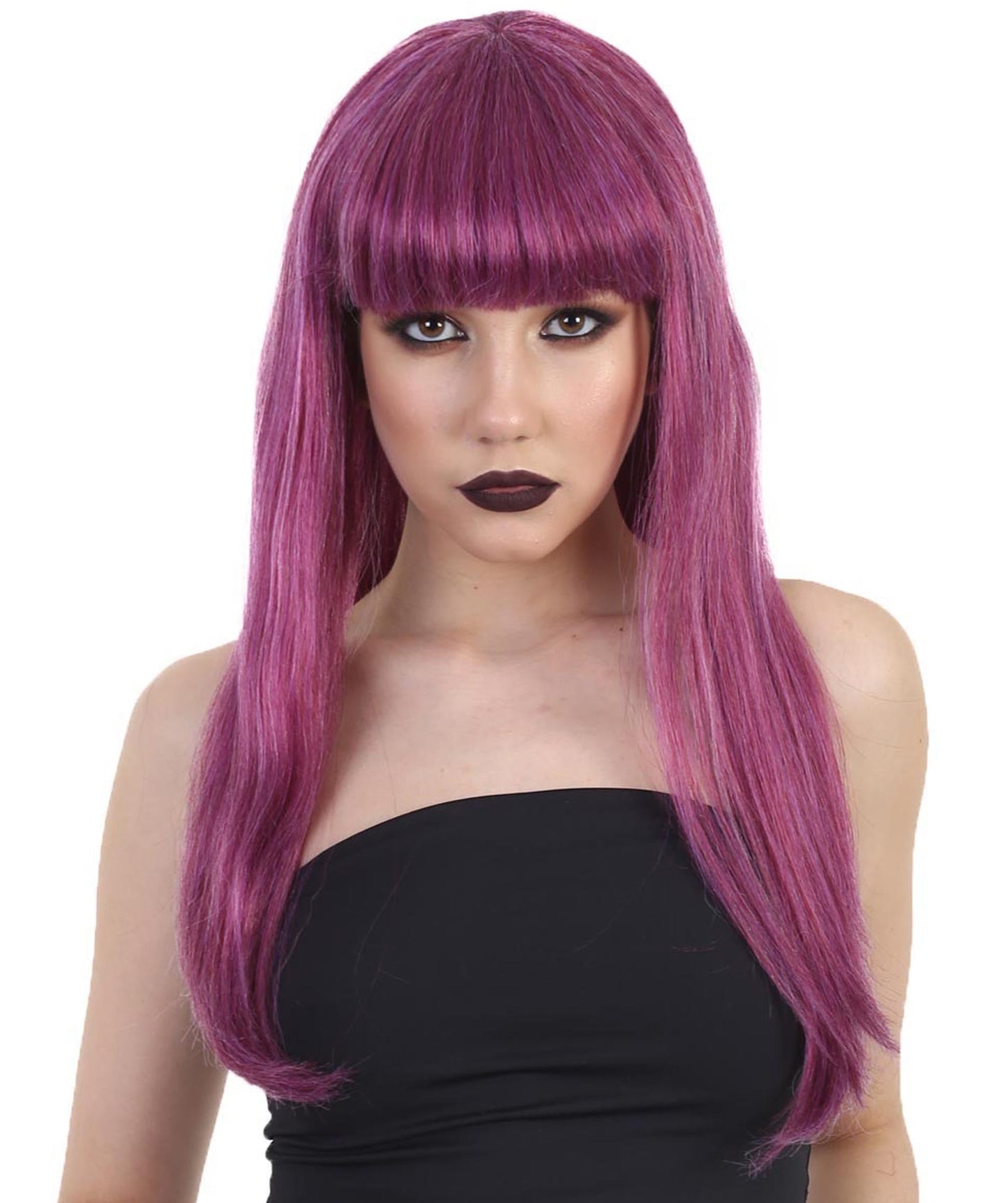 Fantasy Womens Wig | Purple Wigs | Premium Breathable Capless Cap