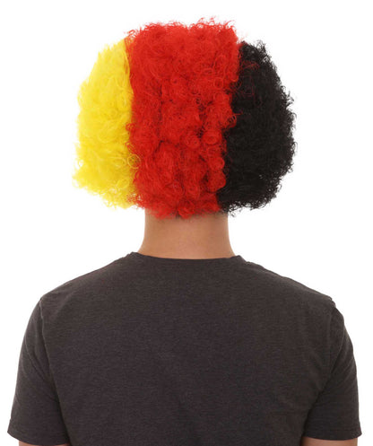 Germany sport afro wig