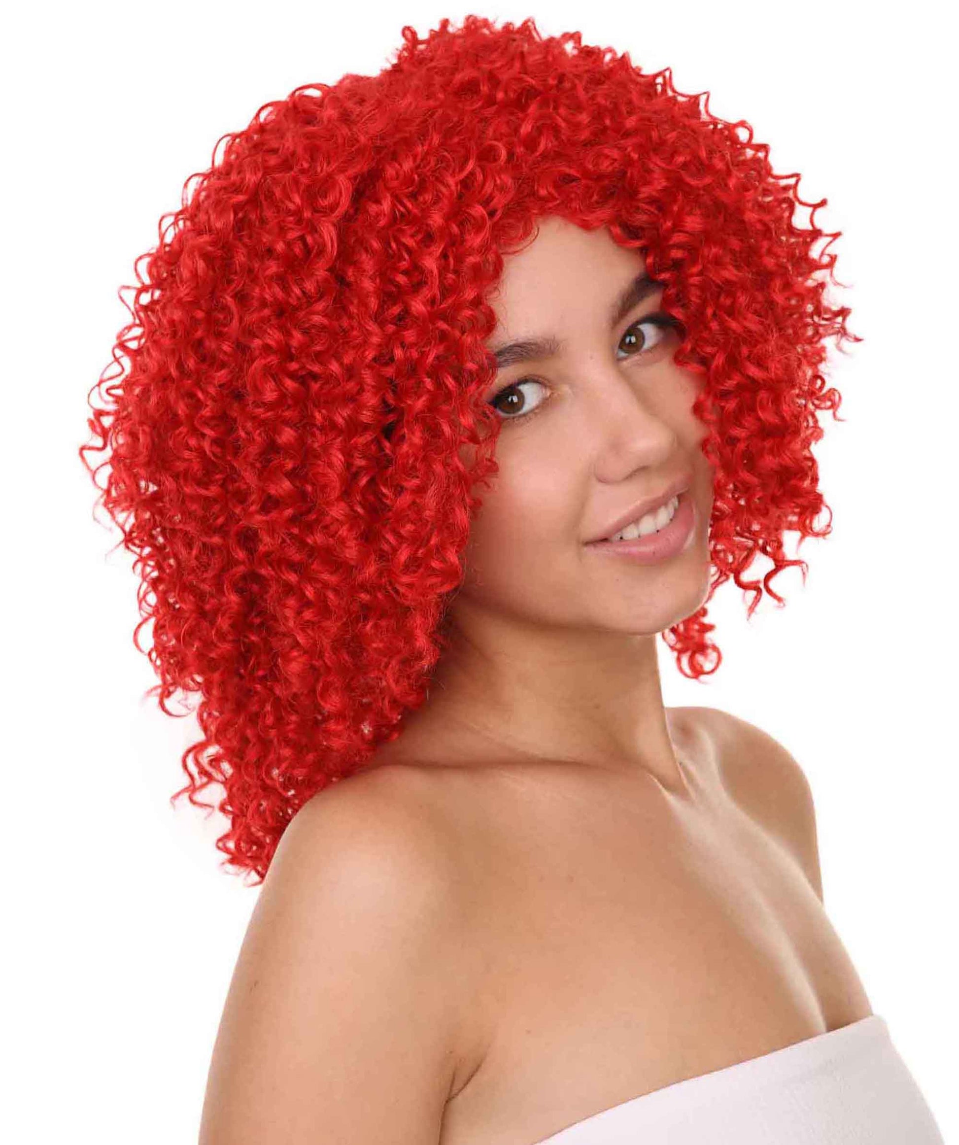 Queen of Drag Fierce Fire Red Wig