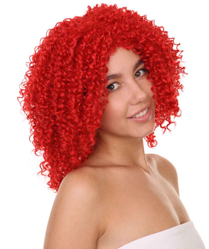 Queen of Drag Fierce Fire Red Wig