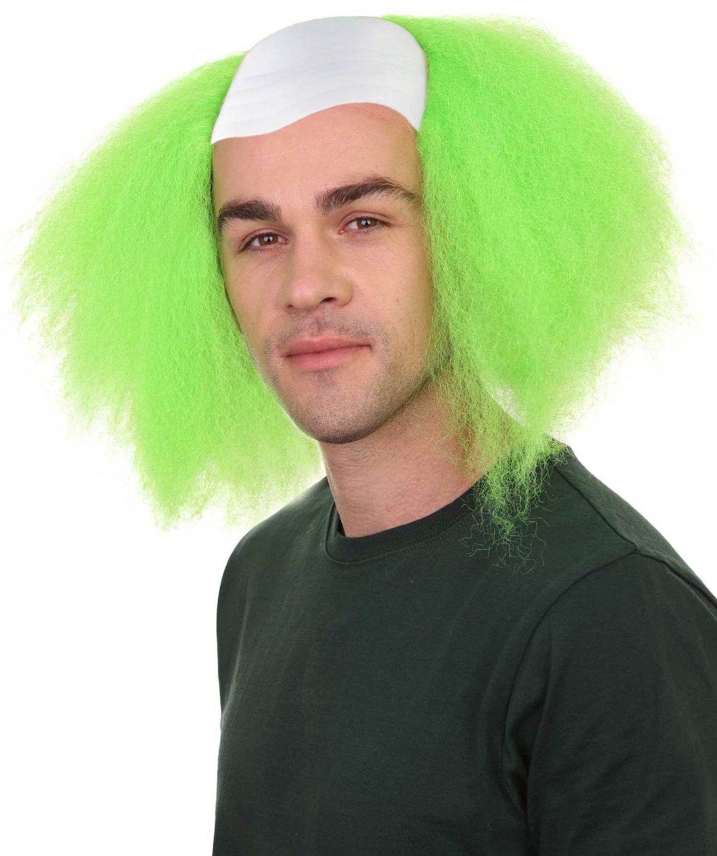 Scary Green Clown Men's Killer Wig | Halloween Wig