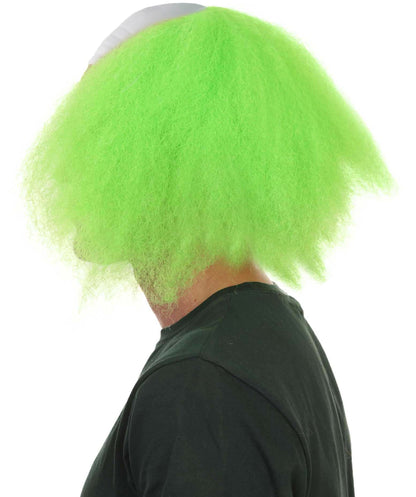 Scary Green Clown Men's Killer Wig | Halloween Wig