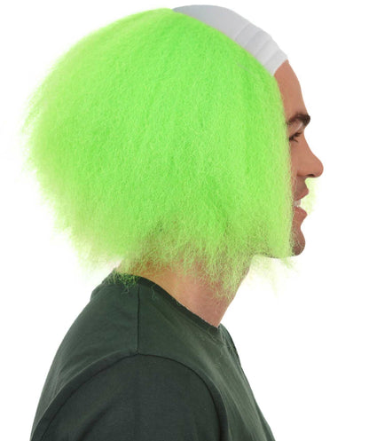 Scary Green Clown Men's Killer Wig | Halloween Wig