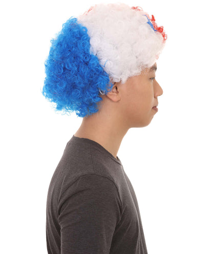 Panama Flag Sport Afro Wig