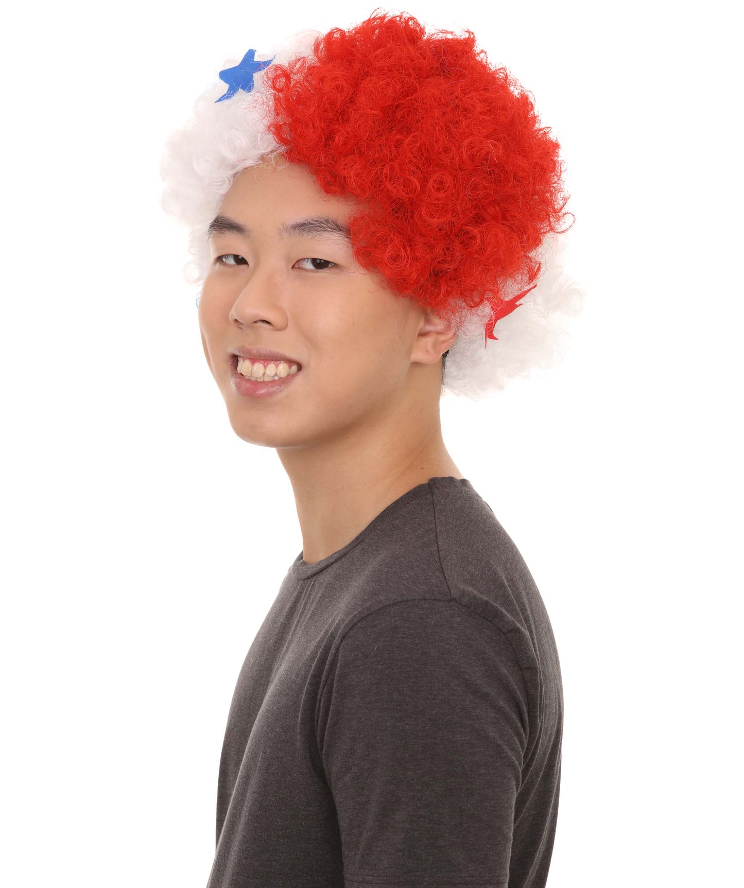 Panama Flag Sport Afro Wig