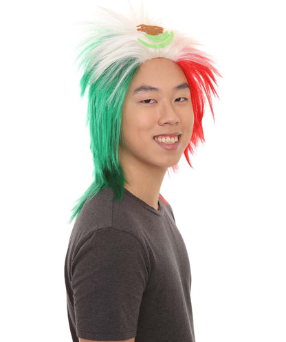 Mexico Flag Sport Wigs