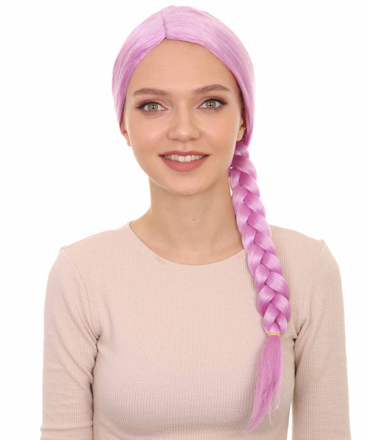 Purple Celebrity Braided Wig