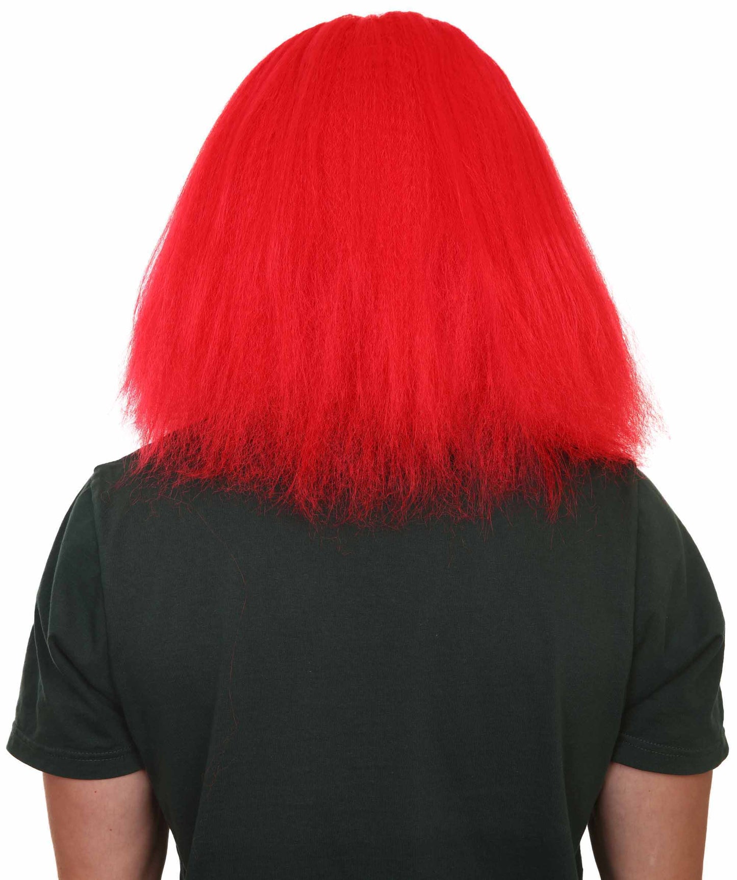 Scary Bald Red Men's Clown Wig