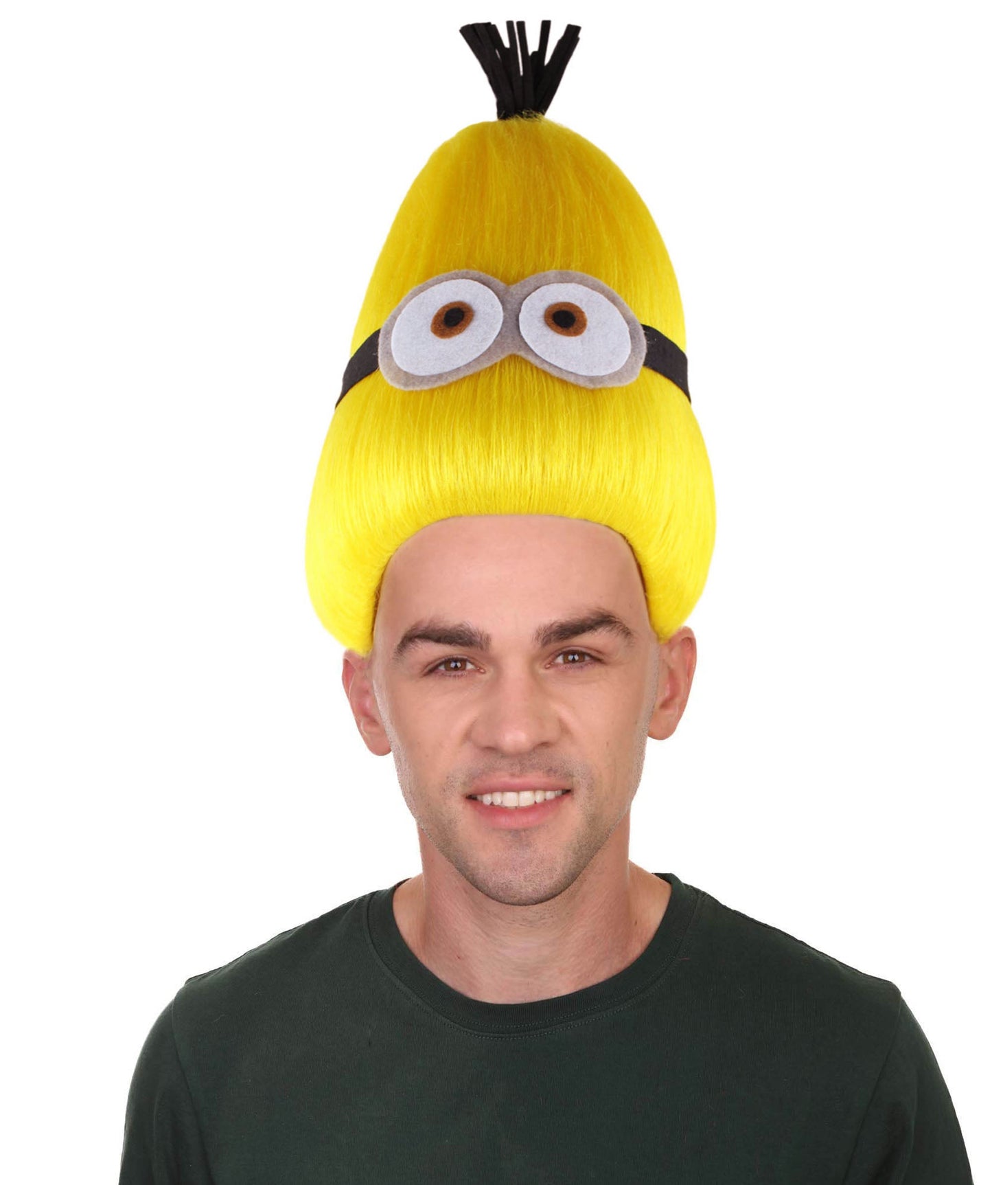 Animation Yellow Men's Wig | Premium Breathable Capless Cap