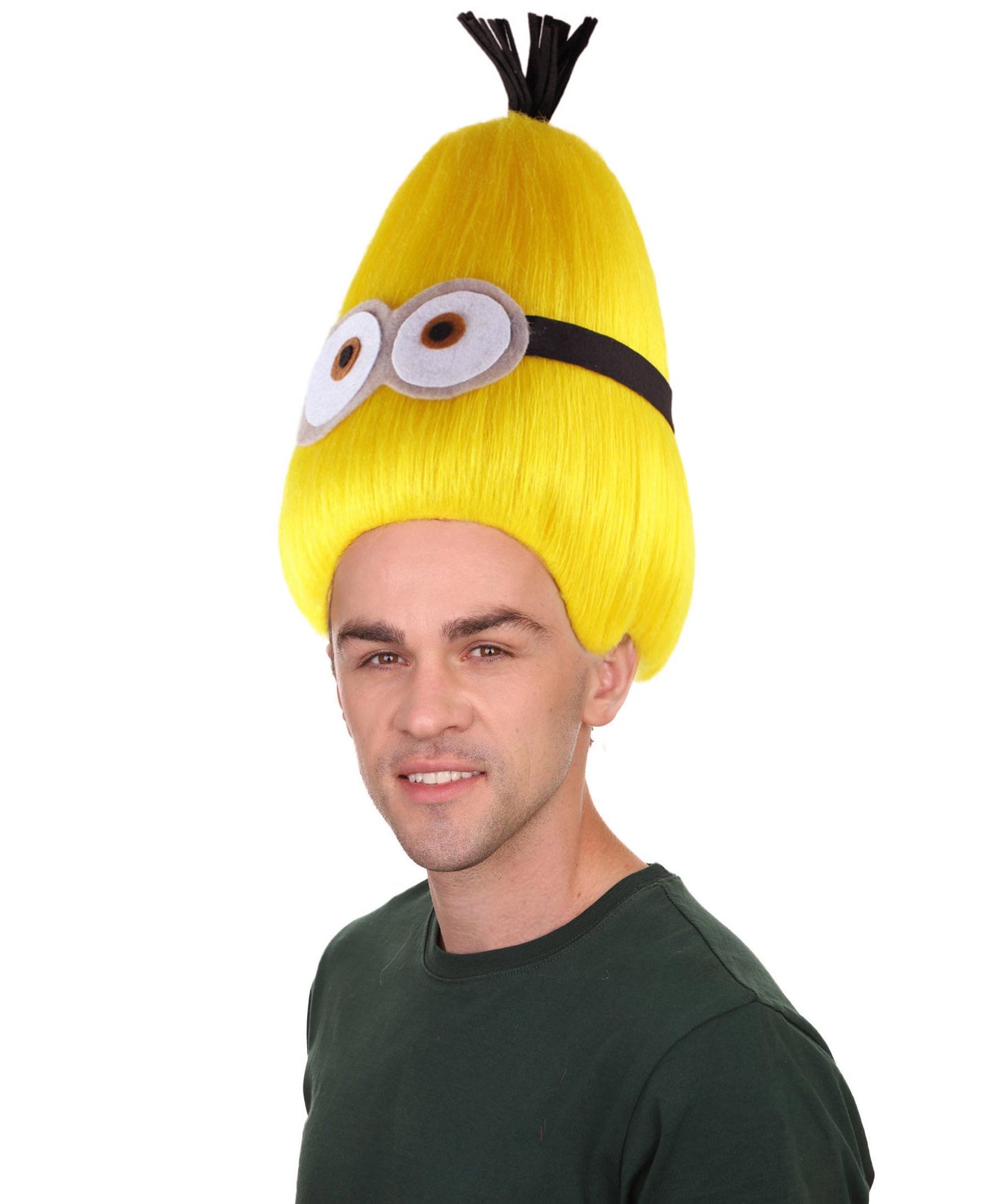 Animation Yellow Men's Wig | Premium Breathable Capless Cap