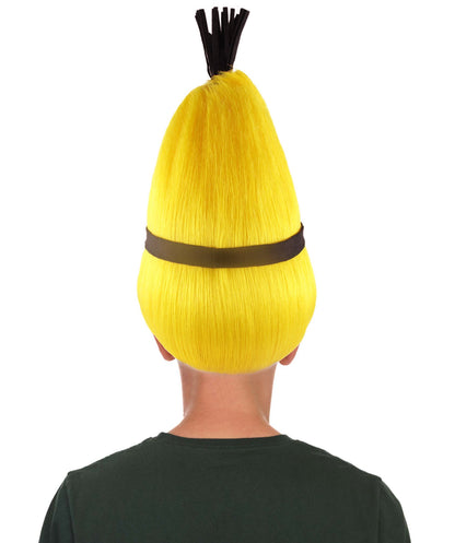 Animation Yellow Men's Wig | Premium Breathable Capless Cap