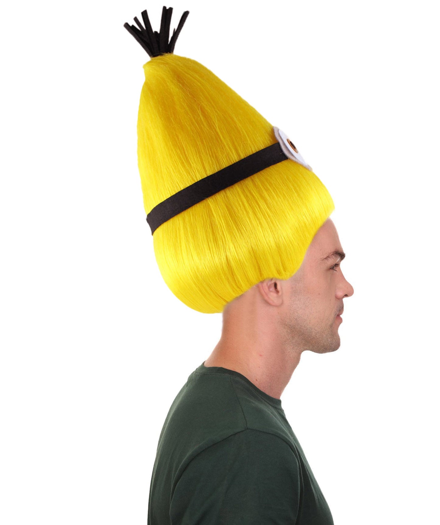 Animation Yellow Men's Wig | Premium Breathable Capless Cap