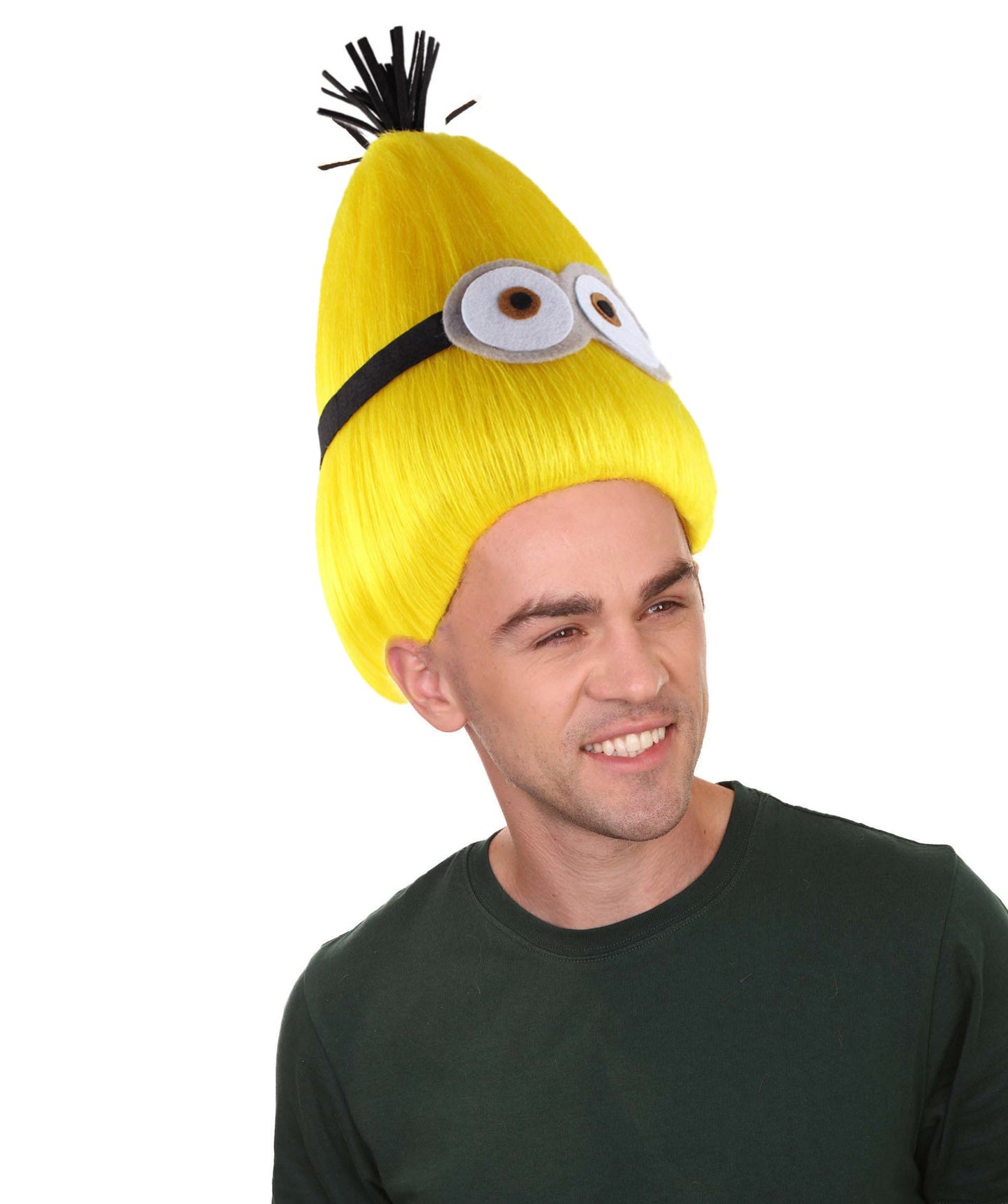 Animation Yellow Men's Wig | Premium Breathable Capless Cap