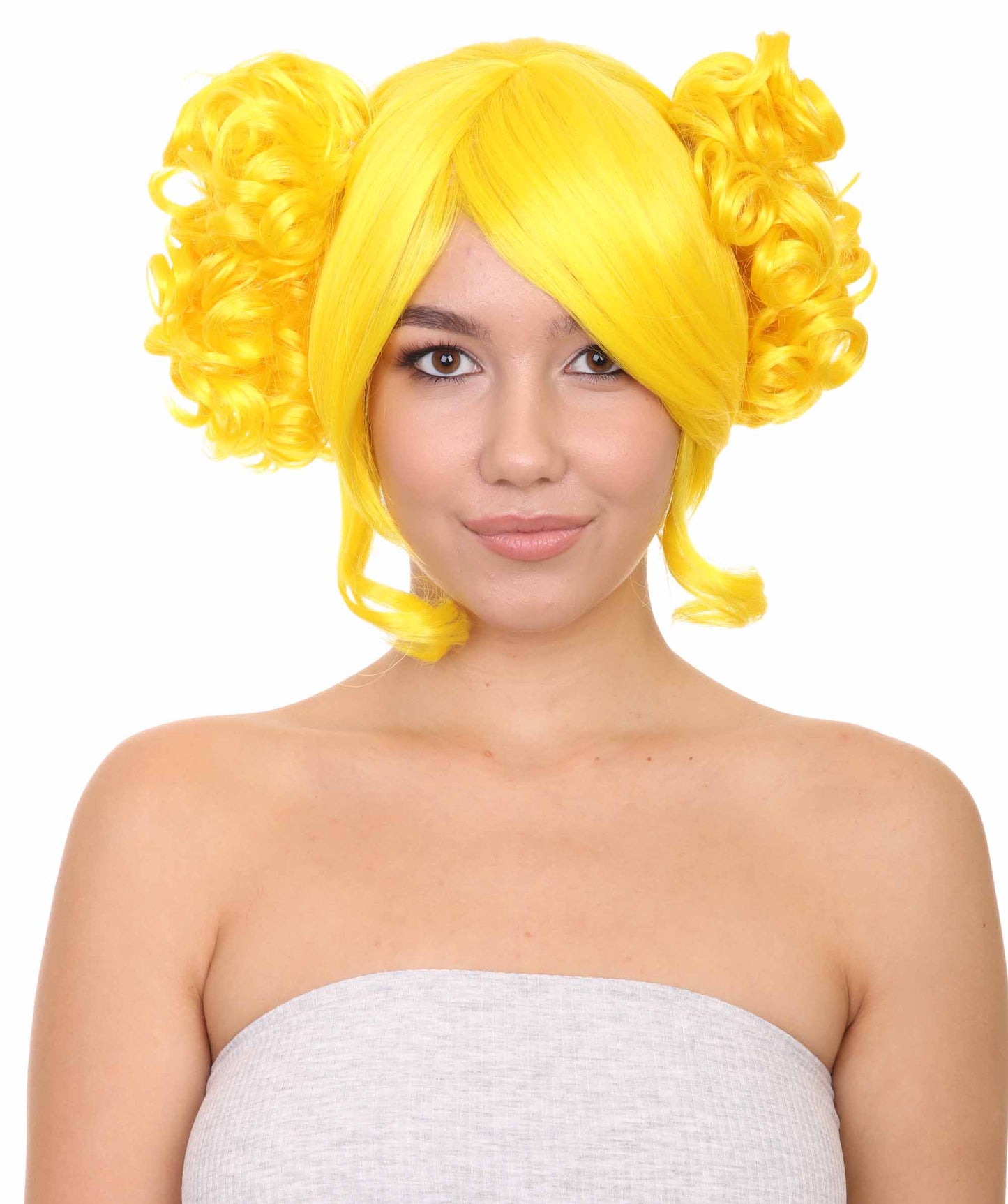 Yellow Candy Girl Wig