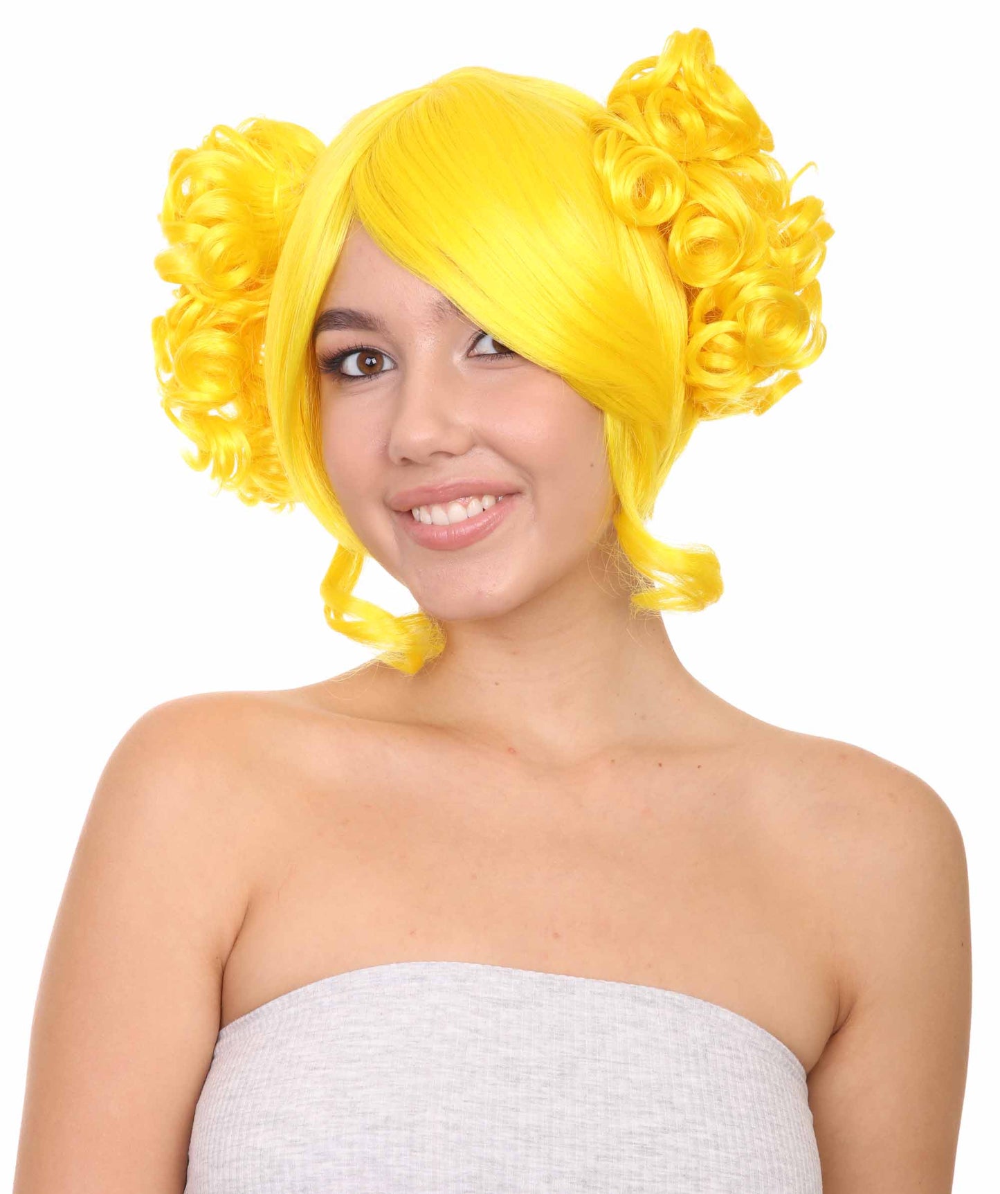 Yellow Candy Girl Wig