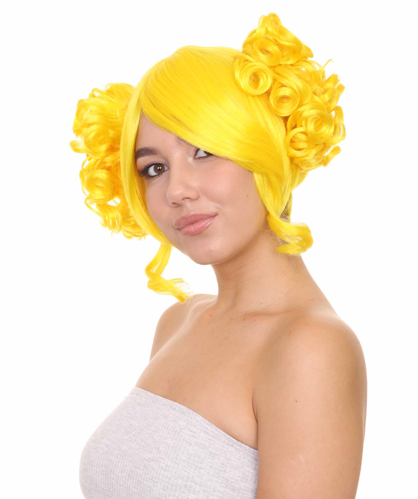 Yellow Candy Girl Wig