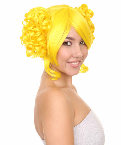 Yellow Candy Girl Wig