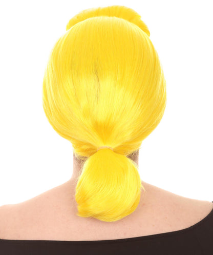 Women's Animation Style Wig | Yellow Wigs | Premium Breathable Capless Cap