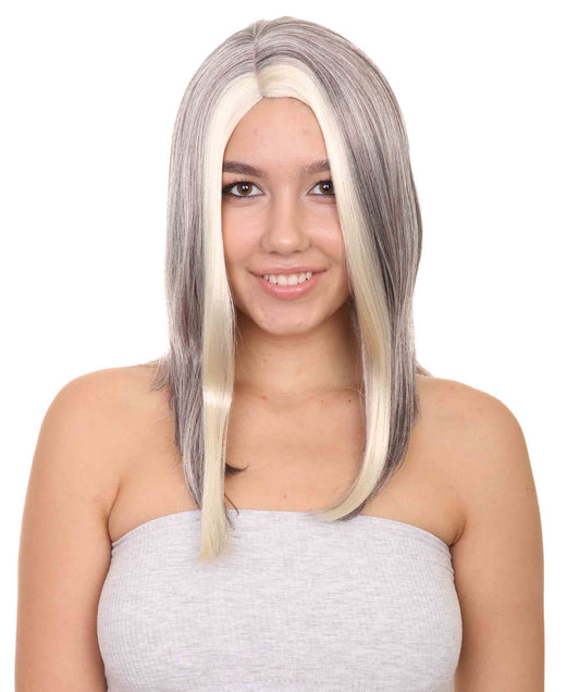 TV President Womens Blond Black Movie Wig 