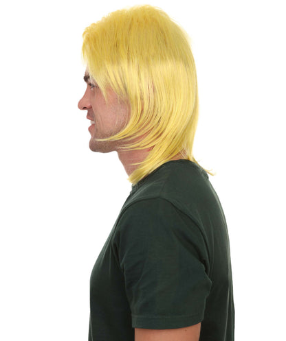 Tokyo Style Yellow Wig | Asian Halloween Wig | Premium Breathable Capless Cap