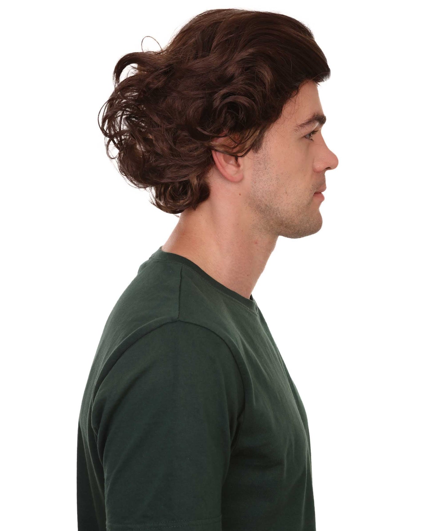 Men's Curly Brown Wig