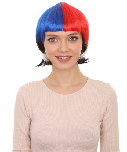 South Korean Flag Bob Wig