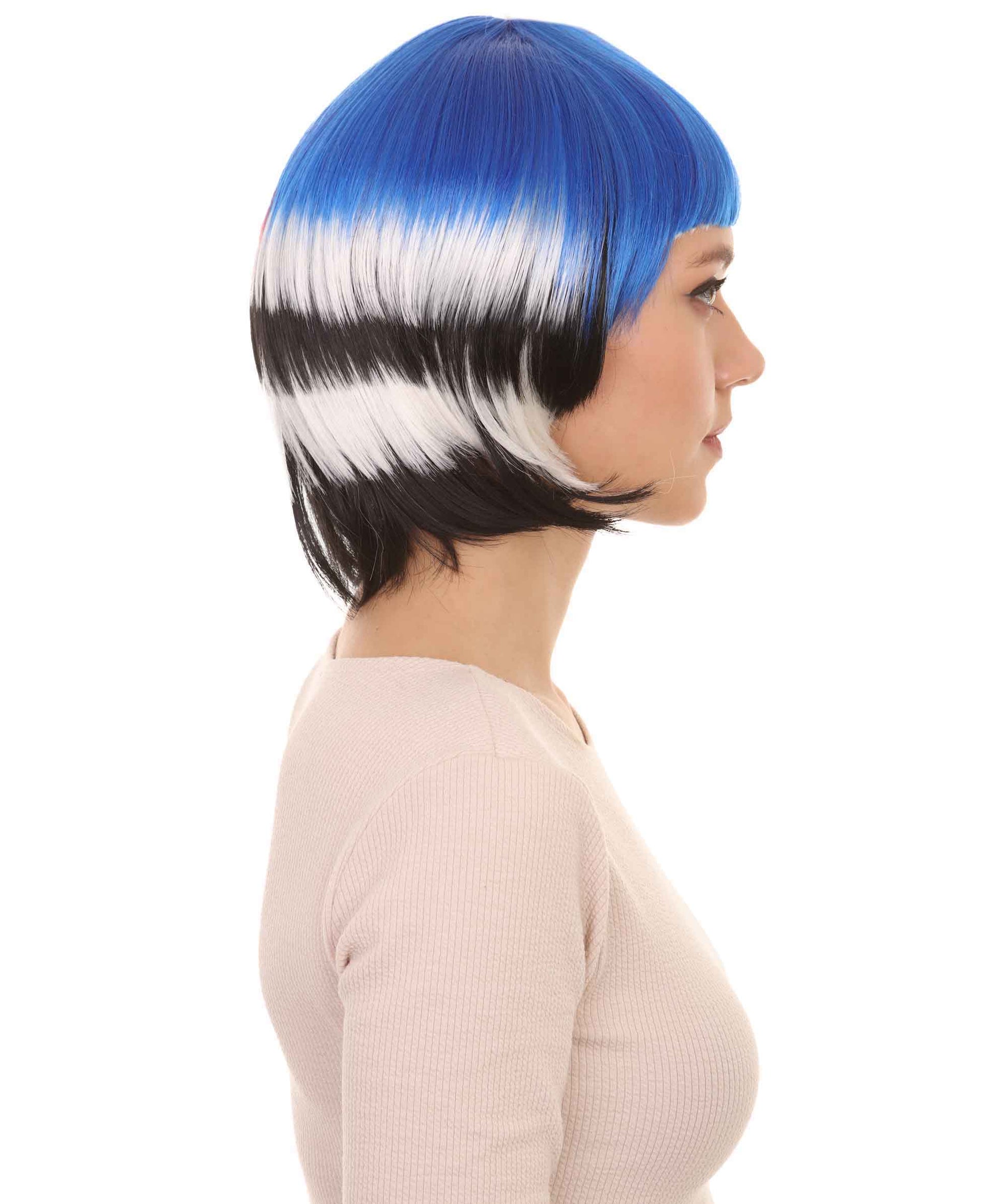 South Korean Flag Bob Wig