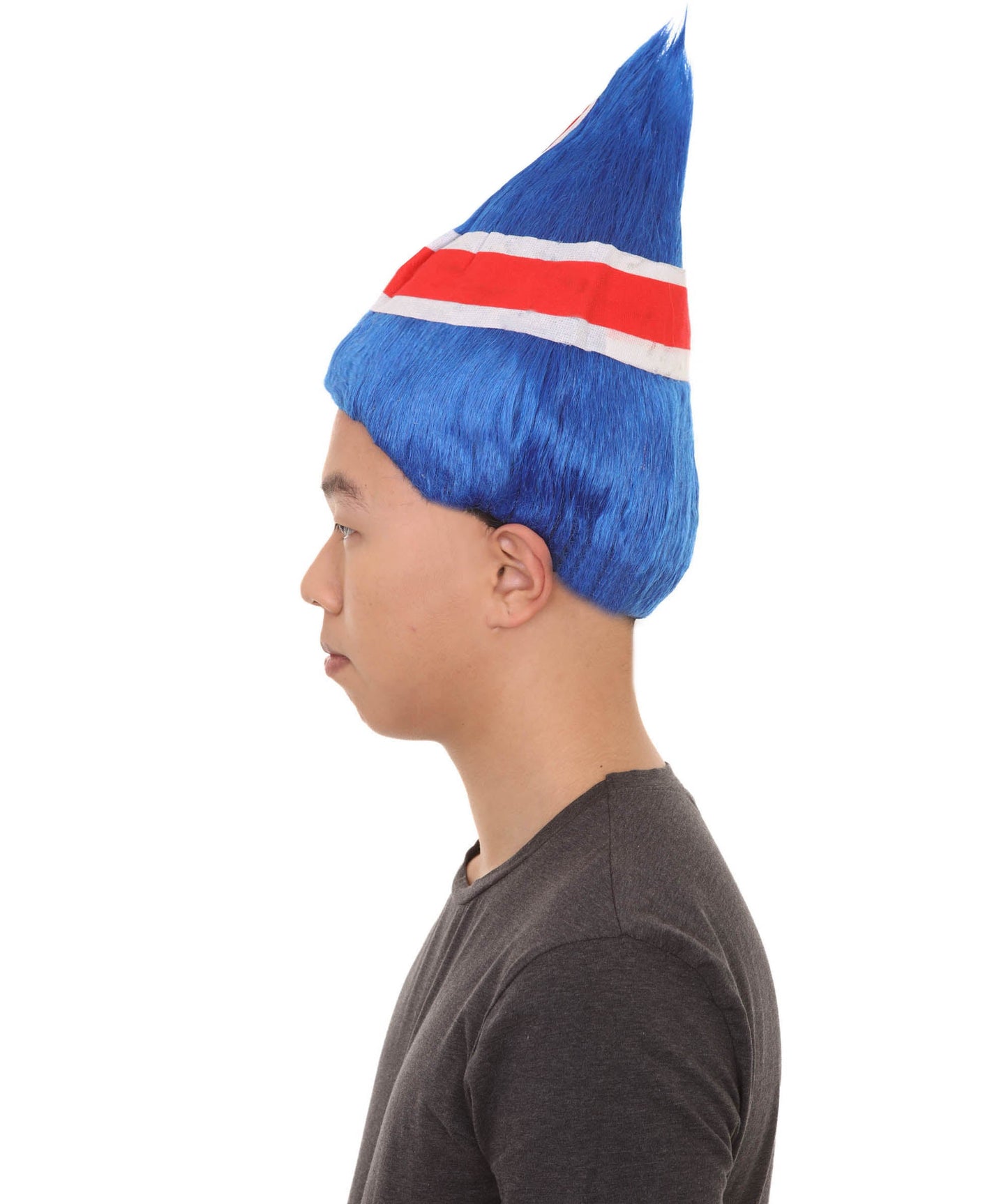 troll Iceland flag wig