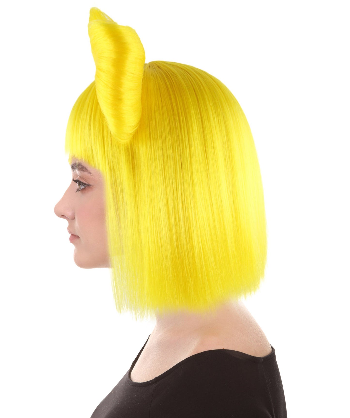 Yellow Women's Butterfly Bow Wigs