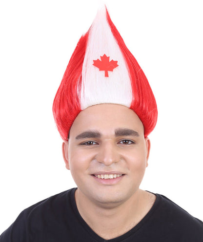 Canada Flag Wig