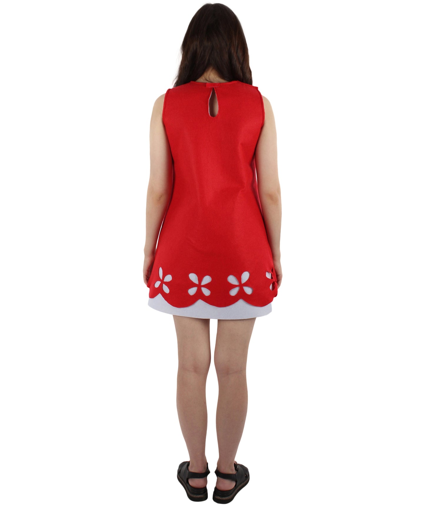 Women's Costume | Poppy Red Christmas Costume