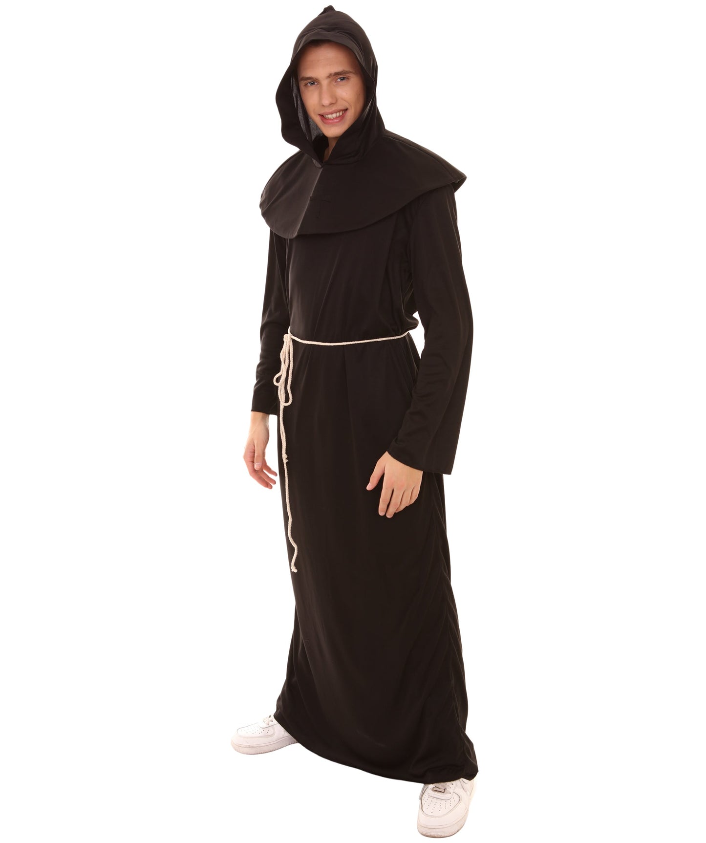 Men's Monk Robe Costume | Black Halloween Costumes