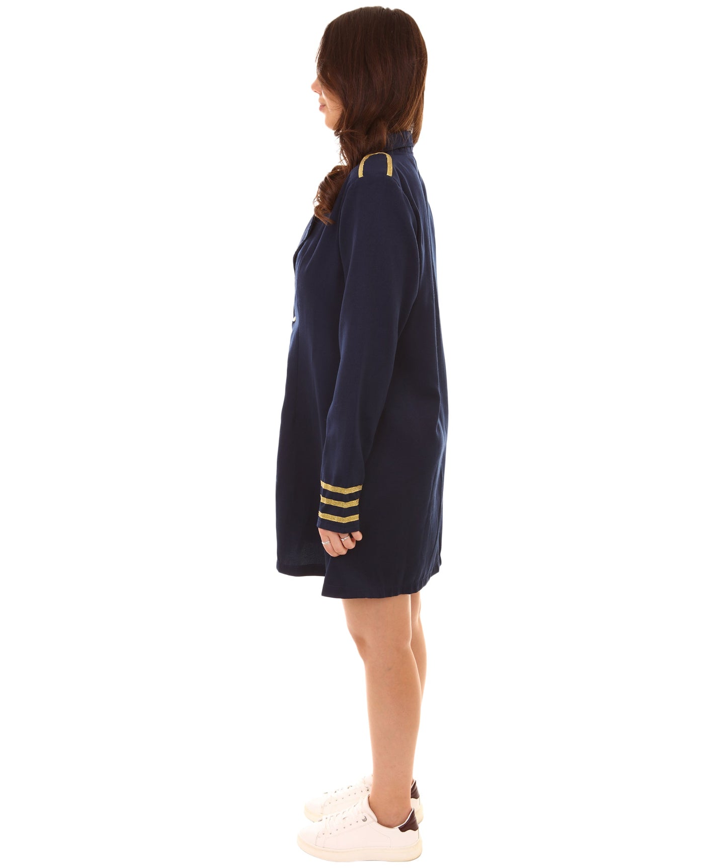 Women's Air Hostess Dress Costume | Blue Fancy  Costume